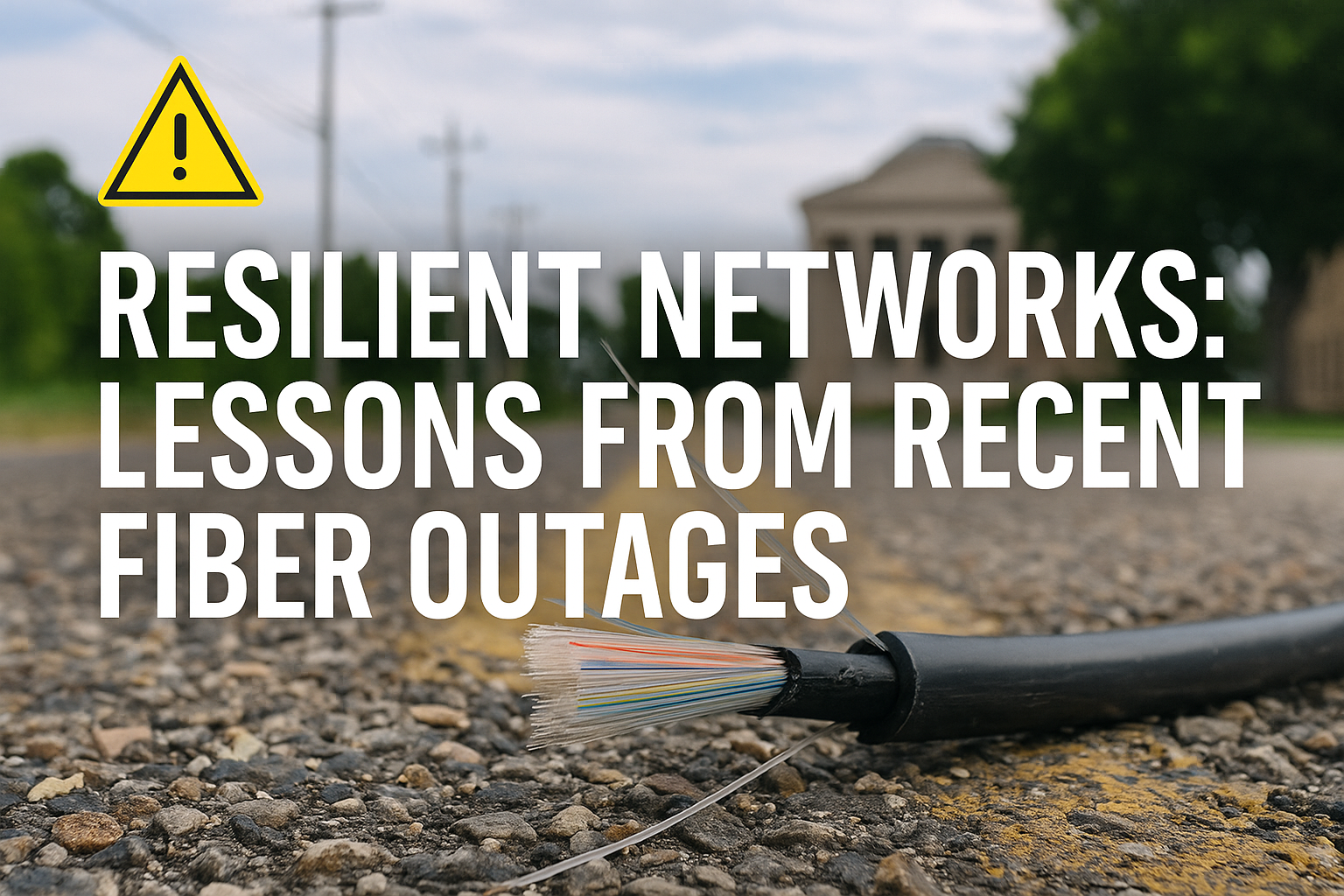 Resilient Networks: Lessons from Recent Fiber Outages